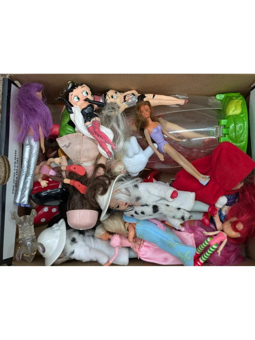 Vintage Toy Lot Minnie Mouse Cruella De Vil Betty Boop Strawberry Shortcake Doll